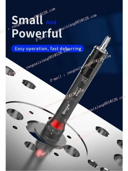 AX207 Mini Pneumatic Chamfering Machine — 45° Handheld Metal Deburring & Corner Chamfer Tool