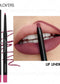 1PC Vibrant Colors Lipner Pen  Colorfast, Easy to Color, Waterproof, Lip Liner, Not Sticky, Lightness, Portable Travel Makeup