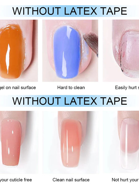 15mlNail Peel Off Liquid Anti-Overflow Glue Edge Latex Tape, Nail milk pad Peel OffCuticle Guard Nails Finger Lacquer Protectors