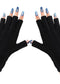 UV Gloves for Nail Lamp,Professional UPF50+ UV Protection Gloves for Manicures Nail Art,Fingerless Gloves That Shield Skin