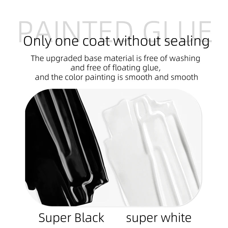 5ml Nail Art Painting UV Gel Polish Black White Colors 3D Flower Drawing Soak Off LED Paint Liner Cure Varnish Manicure Polish