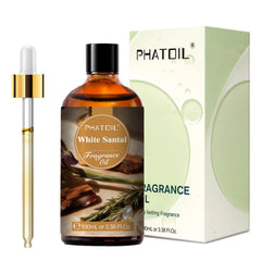 PHATOIL 100ml Oud Warmth Fragrance Oil For Diffuser Aromatherapy White Santa Teakwood Vanilla Amber Japanese Magnolia Aroma Oils