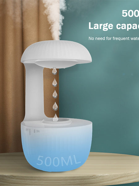 Anti-gravity Air Humidifier Mute Countercurrent Humidifier Levitating Water Drops Cool Mist Maker Fogger Relieve Fatigue