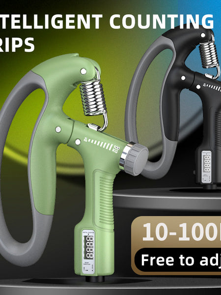 Smart Counting Grip 10-100KG Grip Free Adjustment Professional Hand Training Arm Muscle Training Fitness Equipment Fitness Tools Gym