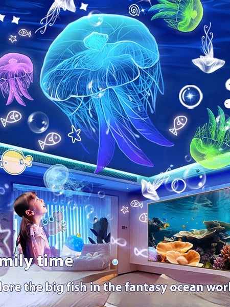 Dream Starry Sky Music Box Birthday Gift Crown Starry Sky Projection Lamp