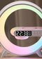 New Intelligent G Shaped LED Lamp Bluetooth Speake Wireless Charger Atmosphere Lamp App Control For Bedroom Home Decor