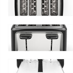 Home Automatic Multifunctional Toaster Four Slot Export