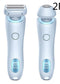 2 In 1 Hair Removal Epilator USB Rechargeable Trimmer Women Body Razor Face Leg Armpit Bikini Hand Pubic Shaver Hair Remover