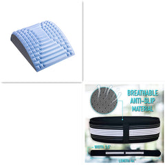 Back Stretcher Pillow Neck Lumbar Support Massager For Neck Waist Back Sciatica Herniated Disc Pain Relief Massage Relaxation