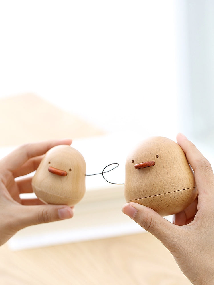 Birthday Gift Love You Duck Wood Music Box