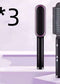 New 2 In 1 Hair Straightener Hot Comb Negative Ion Curling Tong Dual-purpose Electric Hair Brush