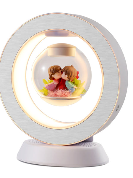Magnetic Suspension Preserved Fresh Flower Bluetooth Audio Creative Valentine's Day Christmas Gift