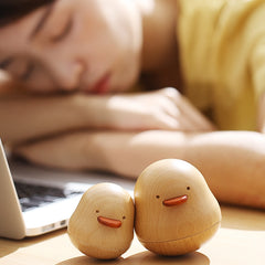 Birthday Gift Love You Duck Wood Music Box