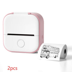 Portable Mini Thermal Label Printer Home Photo Printer Student Wrong Question Printer Bluetooth-compatible Mini Label Printer Price Tag