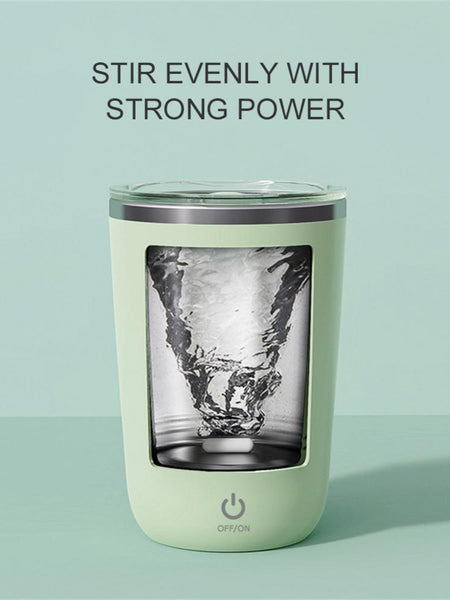 350ml Automatic Self Stirring Mug Coffee Milk Juice Mixing Cup Electric Stainless Steel Lazy Rotating Mug Magnetic Stirring Cup Kitchen Gadgets