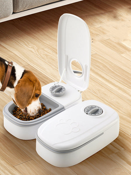 Automatic Pet Feeder Smart Food Dispenser For Cats Dogs Timer Stainless Steel Bowl Auto Dog Cat Pet Feeding Pets Supplies